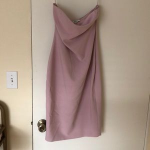 Strapless sweat heart  likely dress
